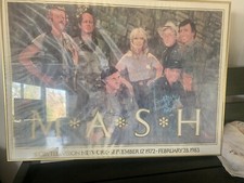 Framed MASH Farewell Poster 1983 (Great Condition) picture