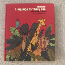 Vintage Teacher’s Edition 1973 - HBJ Language For Daily Use Grade 2 Red picture