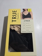 True & Co Women’s Wirefree Bra, 2 pack, S picture