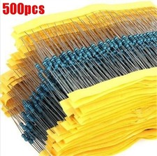 500Pcs R-MF Metal Film Rohs Resistors 1% Accuracy 10Kω 10K Ohm 1/4W 0.25W New LW picture