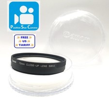 🎦👀✨Almost Unused✨ Canon 500 72mm Close Up Lens From JAPAN picture