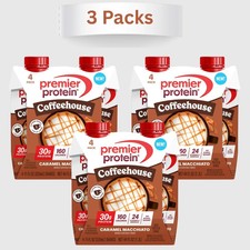 Premier Protein Shake,Coffeehouse Caramel Machiatto, 30g Protein, 11 Oz, 12 Ct picture