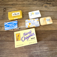 Vintage Faberge Organics Dial Bar Soap Lot, Floral Bouquet picture