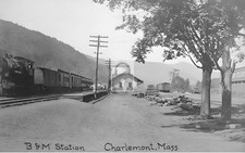 Railroad Train Station Depot Charlemont Massachusetts MA - Reprint picture