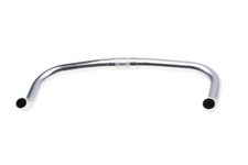 Nitto RB002 Bullhorn Bar Handlebar 26mm 380mm Japan Silver 30mm Rise Fixie Cafe~ picture