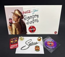 Selena Quintanilla Rare Coca Cola Promo A Plus Coca Cola TEXAS Pins picture