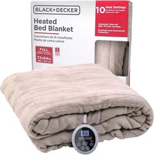 BLACK+DECKER Heated Full Blanket, 72