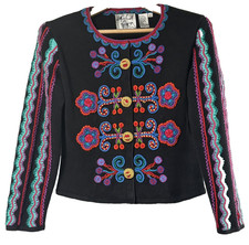 VTG Michael Simon New York sz Small sweater made Hong Kong collectible cardigan picture