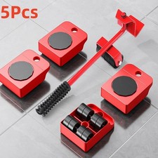 5PCS Heavy Furniture Mover Rollers Moving Wheels Lifting Transport Tool picture