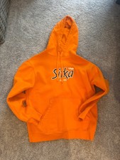 SITKA Gear Blaze Orange Hunting Hoodie Men's Large Pullover Logo NWOT picture