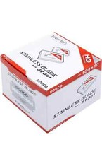 1000 Dorco Platnimun Red Razor Blades - 10 packs of 100 = 1000 blades ST-301 picture