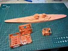 1/700 French battleship Gascogne Unpainted picture