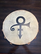 Prince Tambourine Rare Vintage Purple Rain Era Music Memorabilia picture