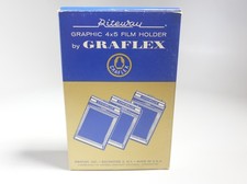 Lot of 3 Riteway 4x5 Film Holders in Box Graflex No. 1284 | Made in USA - USED picture