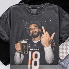Caleb Williams Funny Football Meme Vintage 90s Bootleg Chicago Fan T-Shirt picture