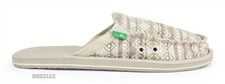 Sanuk Getaway 2 Natural / Multi Tribal Stripes Slides Womens Size 9 *NEW* picture