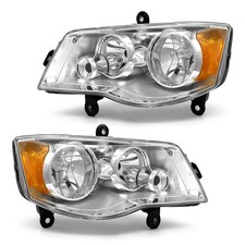 11-16 18-20 Dodge Grand Caravan 08-16 Chrysler Town & Country Pair Headlights picture