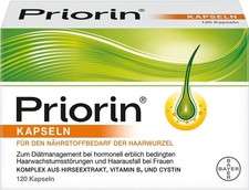 BAYER Priorin Intense Anti Hair Loss Treatment Herbal Capsules 120 Capsules picture
