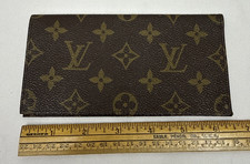 Authentic Vintage Louis Vuitton Monogram Checkbook Cover / Long Wallet picture