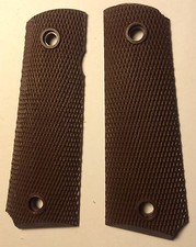 USGI Brown Plastic Nylon Grips for the 1911 / 1911A1 Pistol - New Parts   picture