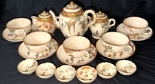 Antique Meiji Satsuma Tea Set Hattori Japan picture