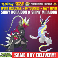 Pokemon SCARLET & VIOLET ✨ SHINY KORAIDON & SHINY MIRAIDON ✨ EXCLUSIVE ✨ picture