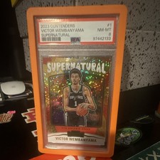 Panini 2023-24 Contenders Victor Wembanyama Supernatural #1 RC Insert Spurs picture