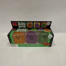 NeeDoh Baby Boos Glow-in-the-Dark Squish Squeeze Ghosts 3 Pack picture