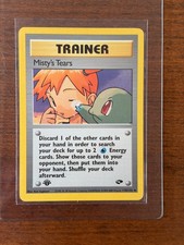 Misty's Tears 118/132 Gym Challenge Regular Pokemon Card picture