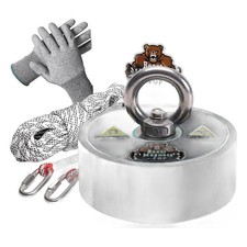 3000lb Complete 360 Degree Magnet Fishing Kit | Includes Strong 360 Neodymium picture