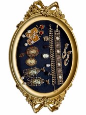 Vintage Style Jewelry Lot Cameo Brooch Earrings Charm Bracelets Victorian picture