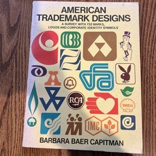American Trademark Designs Barbara Capitman Vintage Logo Graphic Art Book OOP picture