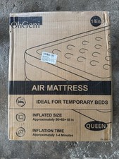 OhGeni Air Mattress Queen with Built in Pump, 18