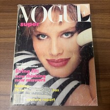 VTG Vogue April 1986 40th BDAY Monika Schnarre Kim Basinger Dominique Issermann picture