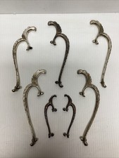 7 Vintage Spanish Ornate Chandelier Decorative Arms~Silver Plate~4-3/4