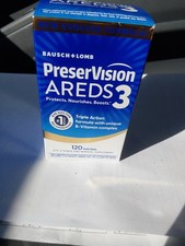 Bausch + Lomb PreserVision AREDS 3 Eye Vitamin Supplement 120 Soft Gels  Exp: 28 picture