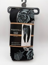 Torrid Nightfall Scorpion Roses Leggings Size 1 Black Full Length Gothic NWT picture