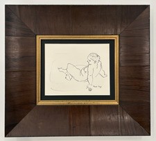 Raoul Dufy Ink on Paper signed. style of. (1877 – 1953) Art Hand painting French picture