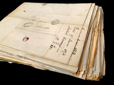 ANTIQUE LETTER 1800s picture