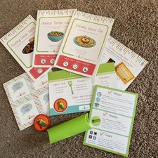 NEW-Raddish Kids Cooking Kit Tex-Mex Dishes-Recipes-Tool-Patch picture