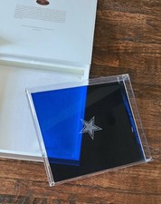 Rare Dallas Cowboys Alexandra Von Furstenberg Acrylic Tray in Cobalt Blue picture