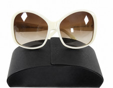 Prada SPR 03M 7S3-6S1 Ivory Brown Gradient Sunglasses 59-15-135 New old stock 09 picture