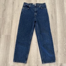 Everlane The Way-High Jean Women’s 30 Blue Wide Leg Organic Cotton Denim picture