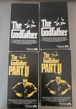 The Godfather Pt.1&2 VHS Paramount Gatefold 1979 1st Print Very Rare (4 Tapes) picture