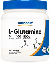 Nutricost Pure L-Glutamine Powder 500G - 100 Servings, Non-GMO & Gluten Free picture