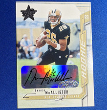 Donruss 2001 Leaf Rookies & Stars Deuce McAllister Rookie Auto #221 Saints picture