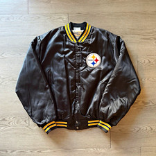 Vintage Chalk Line Pittsburgh Steelers NFL satin jacket with embroidered logo picture