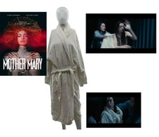 Anne Hathaway Mother Mary Screen Worn Cream Terry Cloth Robe Prop A24 COA picture
