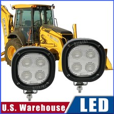 Pair Flood Beam LED Work Light AT374191,AT305931 For John Deere Backhoe Loaders picture