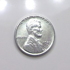 1943 S Lincoln Steel Wheat Penny World War 2 U.S. Small Cents picture